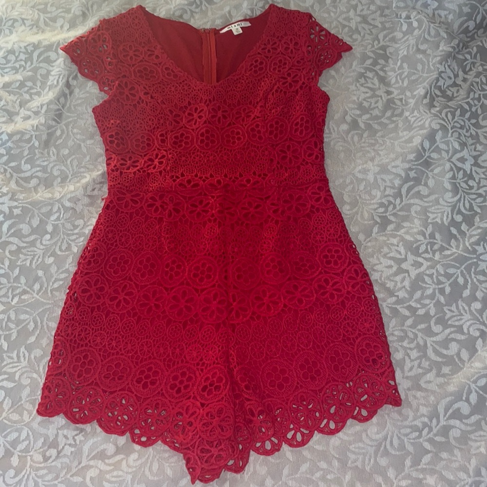 Red Romper | Size M